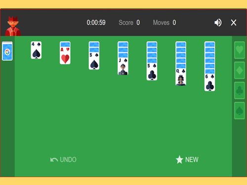 Google Solitaire - Highest possible score: 1000 